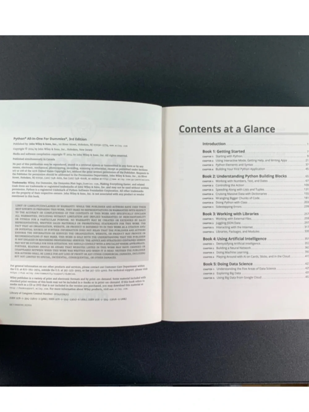 Python All-In-One for Dummies. 3rd Edition. 7 Books in One! 682 pages. 2024.